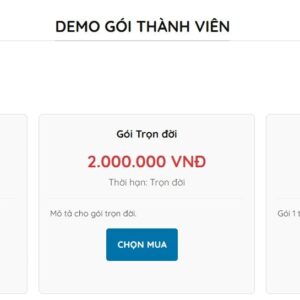 Plugin Nâng cấp Use VIP thanh toán tự động , Quản lý Use VIP